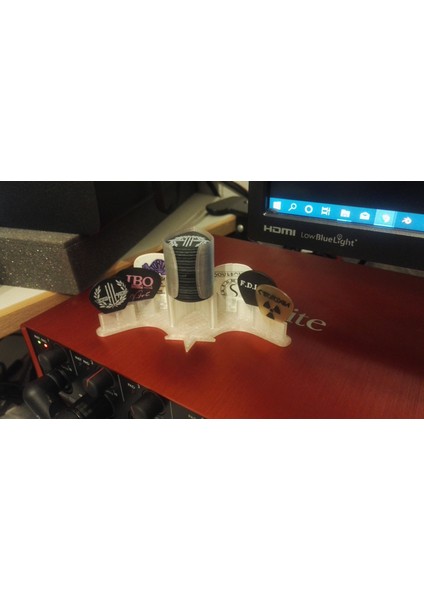Dunlop Jazz Iıı Style Picks Için Epic Gitar Pick Dispenser ve Sunak (Sadece Plastik Aparattır!!!) 3D fırsatları