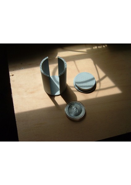 10 1 Onsluk Gümüş Madeni Para Için Para Tutucu (Sadece Plastik Aparattır!!!) 3D fırsatları