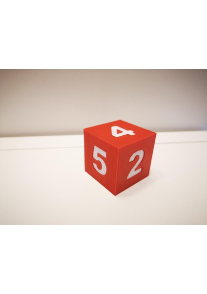 Noel Advent Takvimi Için Sayılar (Sadece Plastik Aparattır!!!) 3D
