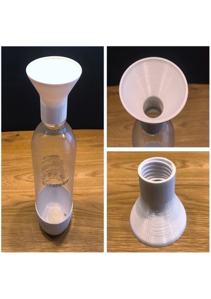 Sodastream Huni (Vidalı) (Sadece Plastik Aparattır!!!) 3D