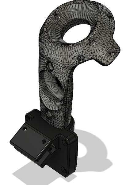 Kova Koltuğu Için Htc Vive Denetleyici Montajı (Sadece Plastik Aparattır!!!) 3D modelleri
