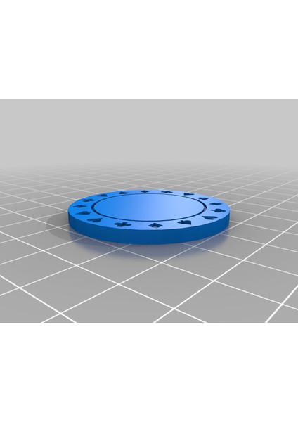 Şanslı Poker Çipi (Sadece Plastik Aparattır!!!) 3D modelleri