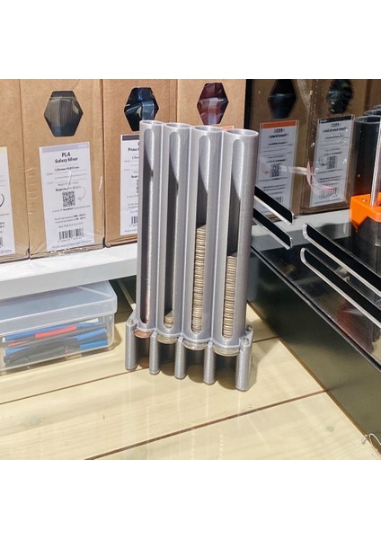 Koreli Madeni Para Için Para Dağıtıcı (Sadece Plastik Aparattır!!!) 3D