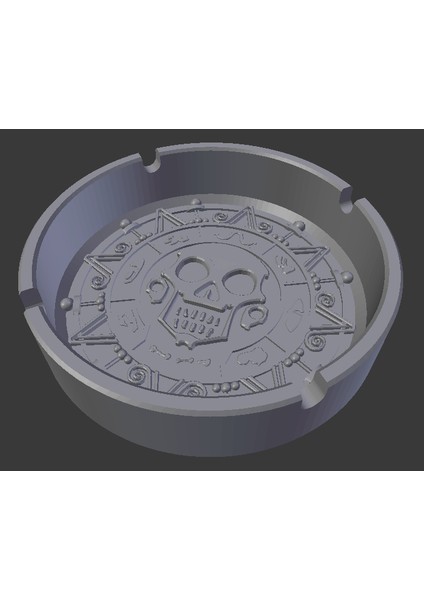 Karayip Madeni Paranın Kül Tablası Korsanları 3D