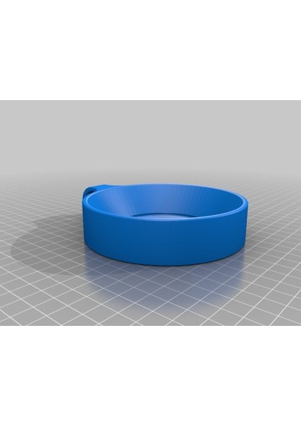 Saplı Mum Plakası (80MM Çapında Mum Için) (Plastik Aparattır!!!) 3D