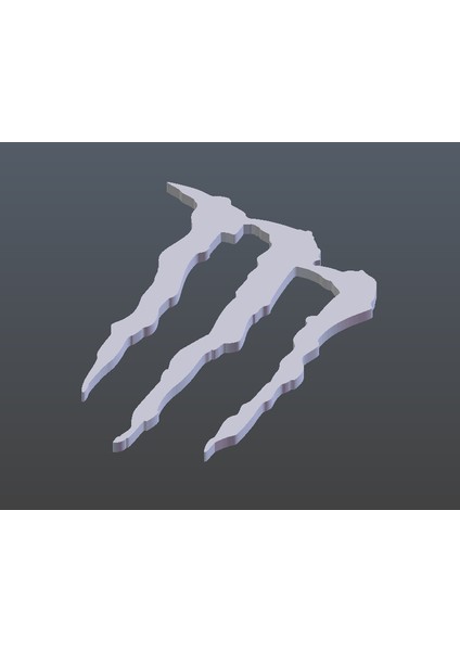 Canavar Enerji Amblemi (Plastik Aparattır!!!) 3D modelleri