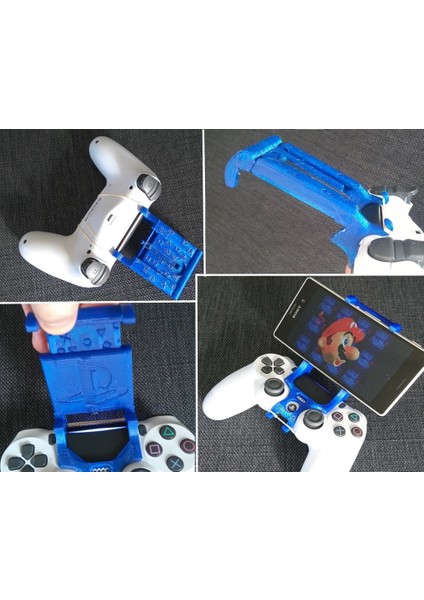Ps4 Android Universal. Mount. Klip. Tutucu. Akıllı Telefon. Dualshock 4 (V2 / Rev 2 Test Edildi). Markalı Playstation. Yeni Takviye V (Sadece Plastik Aparattır!!!) 3D