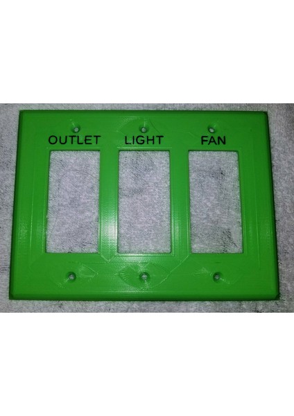 Özelleştirilebilir 1 Ila 4 Çete Duvar Anahtarı Plakası (Sadece Plastik Aparattır!!!) 3D fiyatları