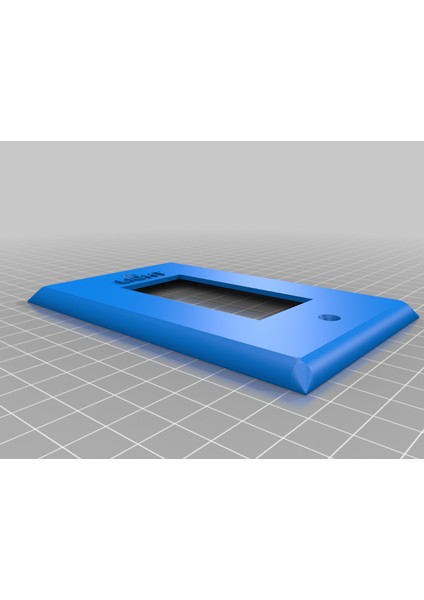 Özelleştirilebilir 1 Ila 4 Çete Duvar Anahtarı Plakası (Sadece Plastik Aparattır!!!) 3D indirimleri