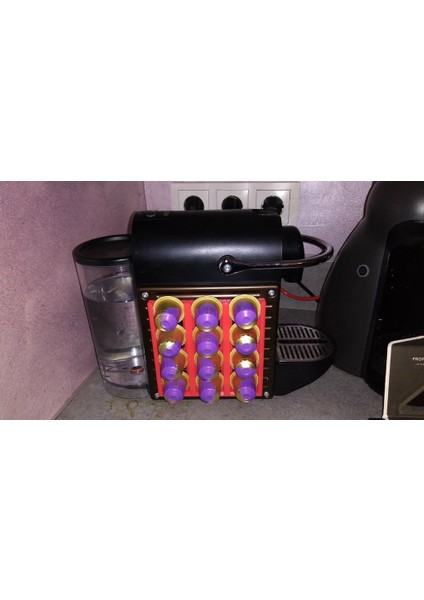 Pixie Için Nespresso Kapsül Tutucu (12 Tutar) (Sadece Plastik Aparattır!!!) 3D