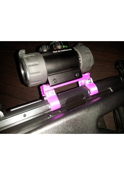 H & K Mp5 K-Pdw Picatinny Demiryolu Montajı (Sadece Plastik Aparattır!!!) 3D