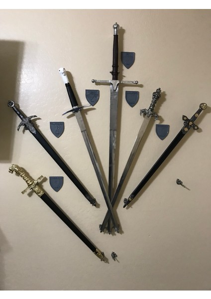 Game Of Thrones Kılıç Pankartları (Sadece Plastik Aparattır!!!) 3D fiyatları