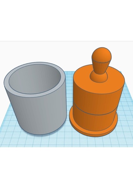 Banyo Bombası Kalıbı (Sadece Plastik Aparattır!!!) 3D