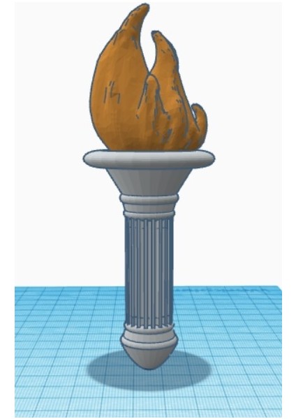 Meşale (Sadece Plastik Aparattır!!!) 3D
