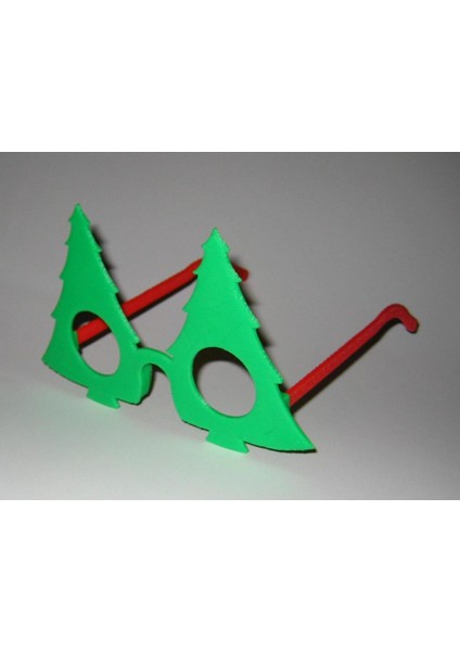 Noel Ağacı Gözlükleri (Plastik Aparattır!!!) 3D