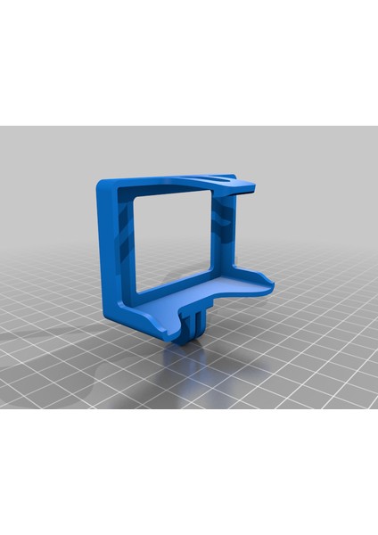 4K Action Cam Clip-In Case W/ Gopro Mount (Akaso EK7000, Eken H9, Vb.) (Sadece Plastik Aparattır!!!) 3D modelleri