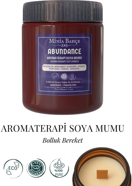 BOLLUK-BEREKET Aromaterapi Soya Mumu – %100 Doğal El Yapımı | 150 gr
