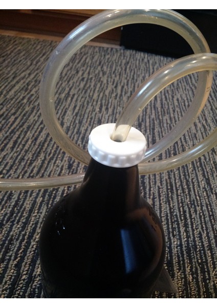 Bira Şarabı Fermantörleri Için Bir 1 Galon Cam Hava Kilidi Kapağı (Plastik Aparattır!!!) 3D fırsatları