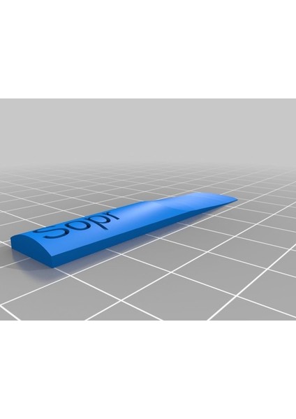 Soprano Saksafı Kamış Tam Menzilli (Plastik Aparattır!!!) 3D
