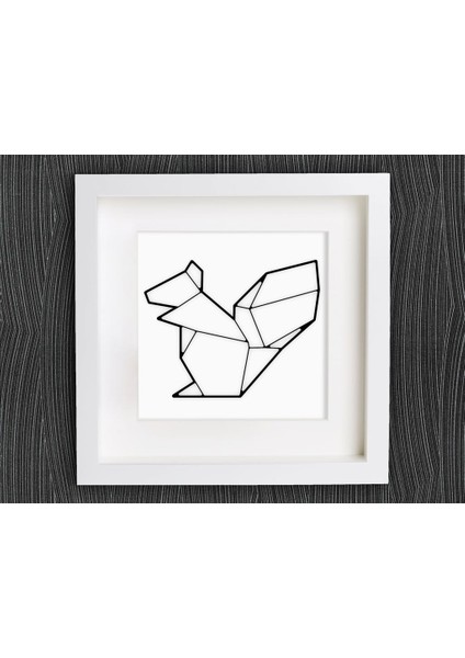 Özelleştirilebilir Origami Sincap (Plastik Aparattır!!!) 3D