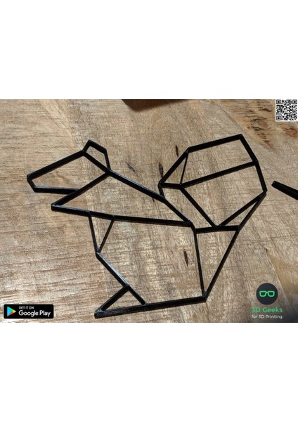 Özelleştirilebilir Origami Sincap (Plastik Aparattır!!!) 3D fırsatları