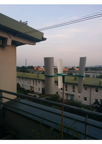 Dikey Eksen Rüzgar Türbini (Sadece Plastik Aparattır!!!) 3D indirimleri