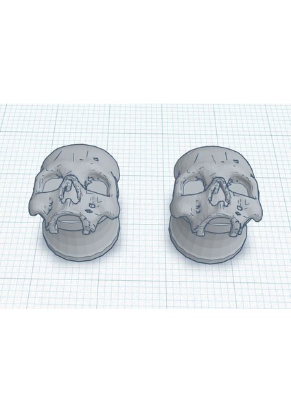 Kafatası Kulak Göstergeleri 10MM (Sadece Plastik Aparattır!!!) 3D fiyatları
