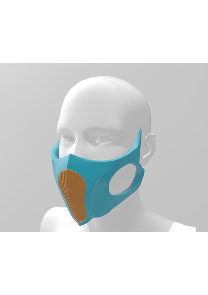 Hepa Filtreli Solunum Maskesi (Sadece Plastik Aparattır!!!) 3D modelleri