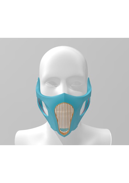 Hepa Filtreli Solunum Maskesi (Sadece Plastik Aparattır!!!) 3D fırsatları