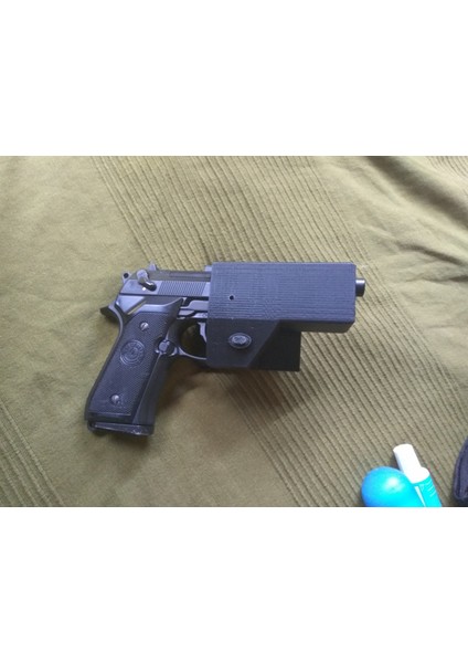 Airsoft - Funda Beretta Pt 92 (Sadece Plastik Aparattır!!!) 3D