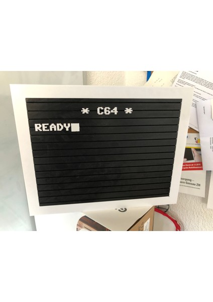 Commodore C64 Mektup Kurulu Işareti (Sadece Plastik Aparattır!!!) 3D modelleri