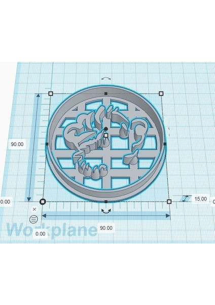 Hobbes - Alfred Hitchcock Pozu Kurabiye Kesici (Sadece Plastik Aparattır!!!) 3D modelleri