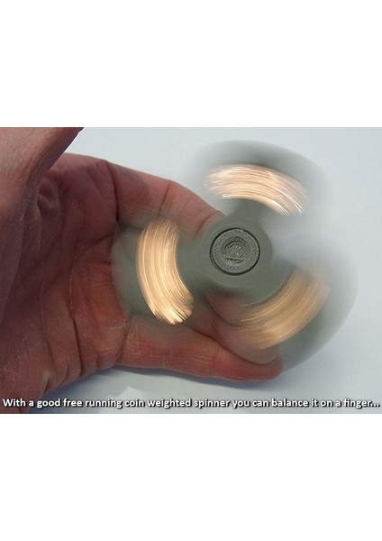 Ayarlanabilir Madeni Para Ağırlıklı Fidget Spinner (Plastik Aparattır!!!) 3D modelleri