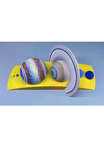 Güneş ve Gezegenler Ölçeklendirme - Doğru Satürn Halkaları ile (Sadece Plastik Aparattır!!!) 3D indirimleri