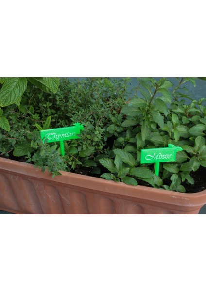 Çiçek Kutunuz Için Işaretler (Sadece Plastik Aparattır!!!) 3D