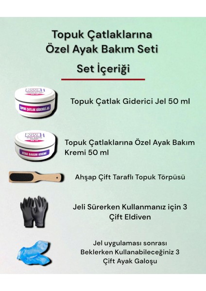 Topuk ve Ayak Bakım Seti modelleri