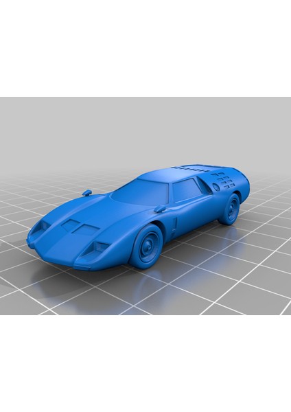 Mazda RX500 (Sadece Plastik Aparattır!!!) 3D