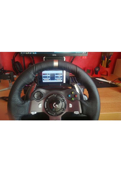 Logitech G29/G920 Tekerlek Modüler Telefon Montajı (Sadece Plastik Aparattır!!!) 3D