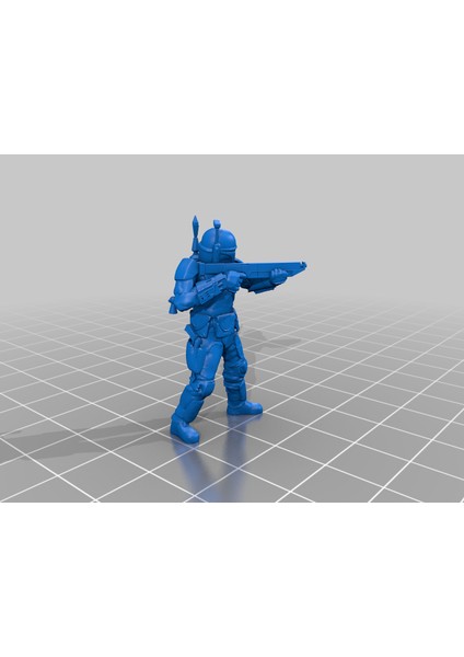 Mandalor Tüfekçisi (Westar-35 Karabina, A280, Tl-50, E-22) Çeşitleri (Sadece Plastik Aparattır!!!) 3D