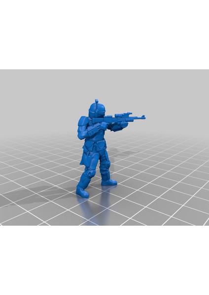 Mandalor Tüfekçisi (Westar-35 Karabina, A280, Tl-50, E-22) Çeşitleri (Sadece Plastik Aparattır!!!) 3D modelleri