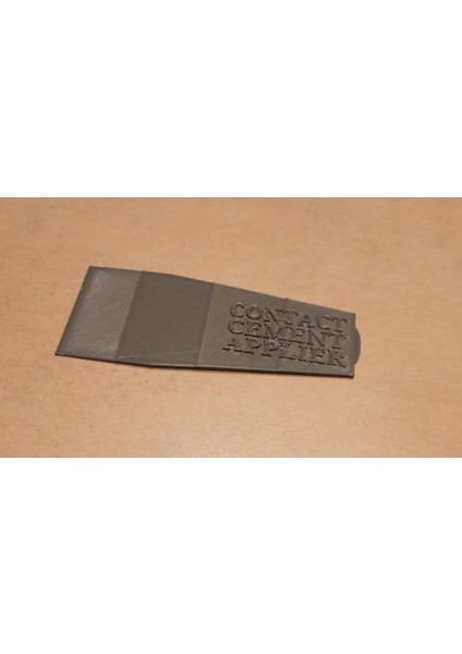 Spatula Temas Çimento Aplikatörü (Sadece Plastik Aparattır!!!) 3D