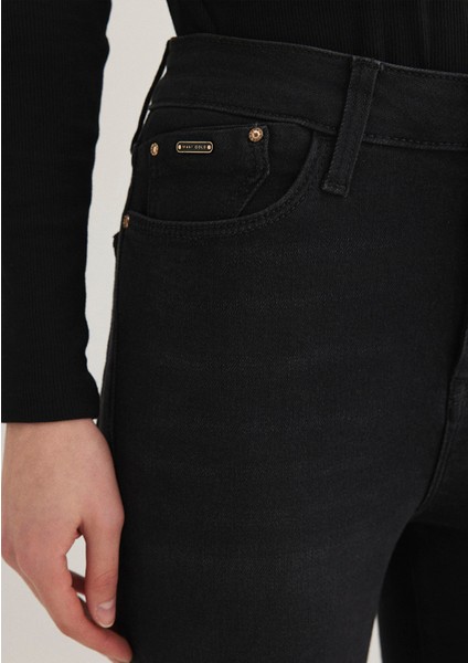 Serenay Gold Premium Antrasit Jean Pantolon 100980-82211