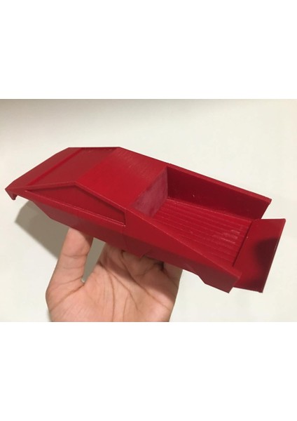 Tesla Cybertruck Snap-Fit, Katlanır Bagaj Kapağı (Sadece Plastik Aparattır!!!) 3D