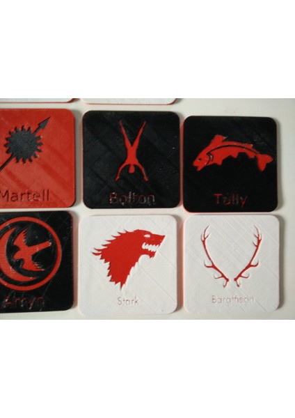 Game Of Thrones Içecek Bardak Altlıkları (Plastik Aparattır) 3D modelleri