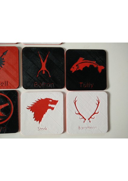 Game Of Thrones Içecek Bardak Altlıkları (Plastik Aparattır) 3D fırsatları