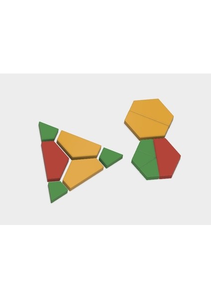 Altıgen Diseksiyonlarına Üçgen, Matematik (Sadece Plastik Aparattır!!!) 3D