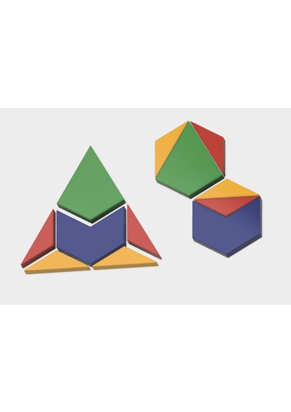Altıgen Diseksiyonlarına Üçgen, Matematik (Sadece Plastik Aparattır!!!) 3D modelleri