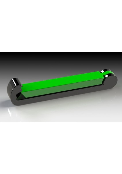 Yonga Torbası Klipsi Düz Kelepçe (Sadece Plastik Aparattır) 3D