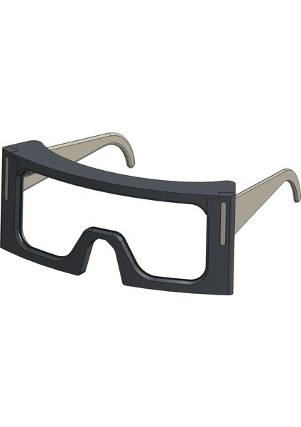 Tutulma Gözlükleri (Sadece Plastik Aparattır) 3D fırsatları