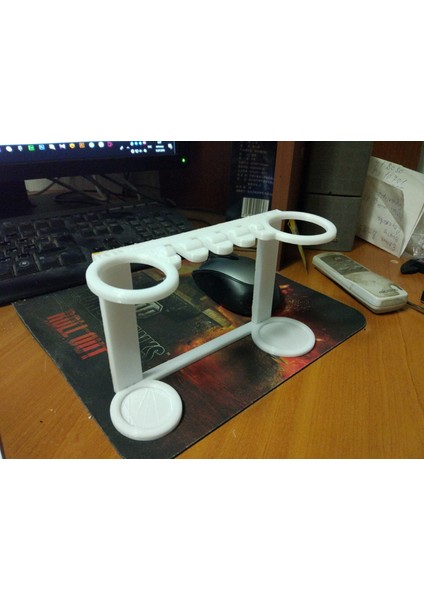Diş Fırçaları ve Macun Için Bir Duvardaki Tutucu. (Sadece Plastik Aparattır!!!) 3D indirimleri